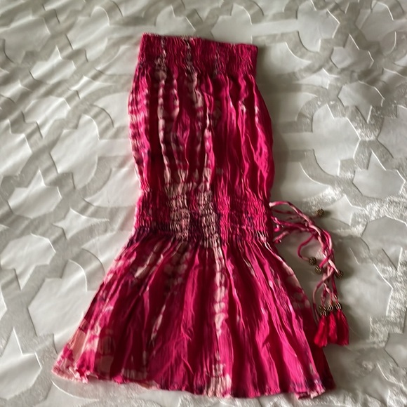 Tiare Hawai Ryden strapless mini dress sizeS/M pink - Picture 6 of 12